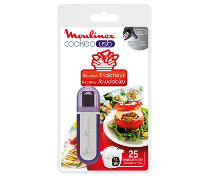 Moulinex XA600511 monitoimikeittimen lisävaruste Reseptit USB-muistitikulla