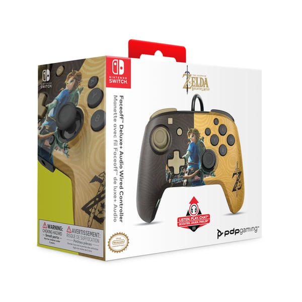 PDP REMATCH: Hyrule Hero Link Flerfarvet USB Gamepad Analog/digital Nintendo Switch, Nintendo Switch OLED