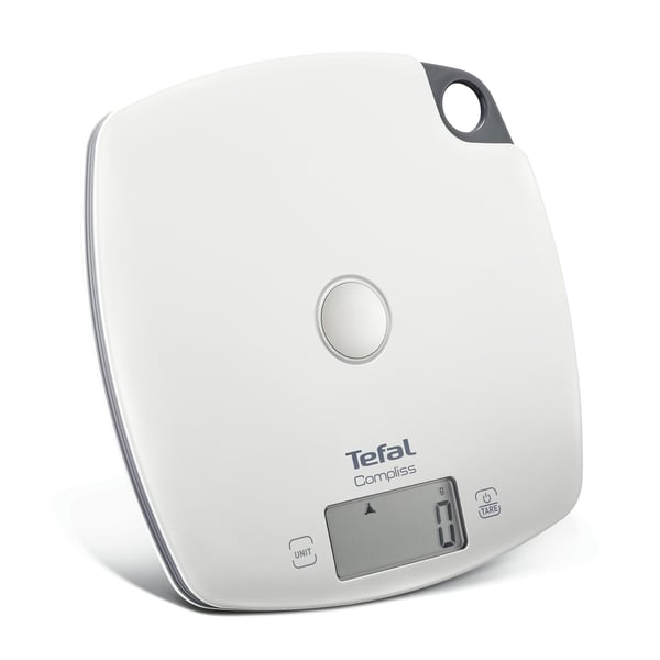Tefal Compliss Hvid Bordplade Firkant Elektronisk køkkenvægt