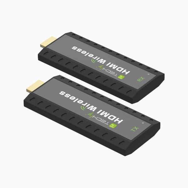 Techly IDATA HDMI-WL53 AV-signaalin jatkaja AV-lähetin ja -vastaanotin Musta