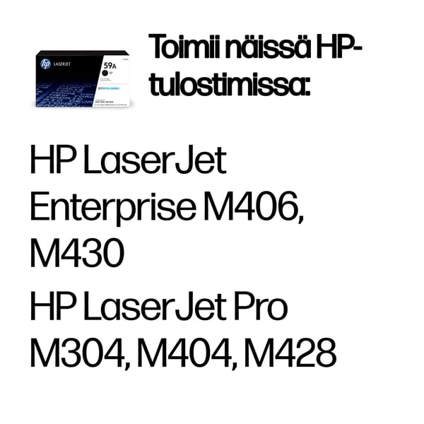 HP 59A alkuperäinen musta LaserJet -värikasetti