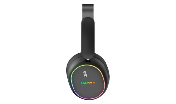 HATOR Phoenix 2 Wireless Kuulokkeet Langallinen & langaton Pääpanta Pelaaminen USB Type-C / USB Type-A Bluetooth Musta