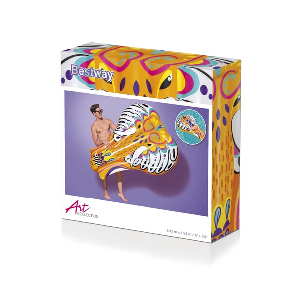 Bestway 43491 pool- och badmadrass Multifärg Mönstrad Vinyl Flytande ö