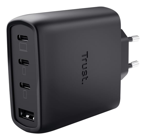 Trust Maxo 65W Universel Sort Vekselstrøm Hurtig opladning Indendørs Trust Maxo 65W Universel Sort Vekselstrøm Hurtig opladning Indendørs