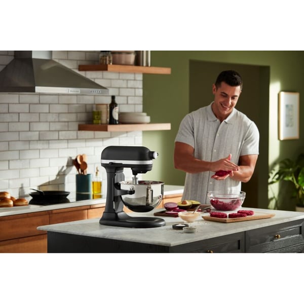 KitchenAid 5KSM55SXXEBM tehosekoitin Seisova tehosekoitin 375 W Musta