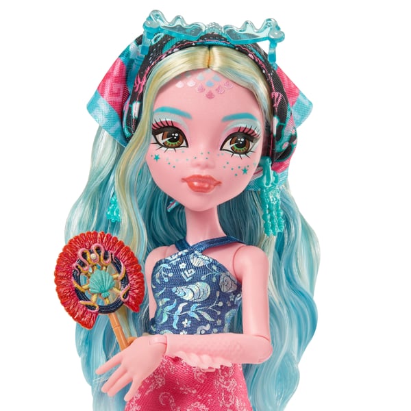 Monster High Skulltimate Secrets Gore-geous Oasis-legesæt, Lagoona Blue-dukke og tilbehør