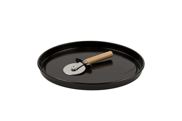 G3 Ferrari Pronto Pizza 2 minuti pitsan valmistaja & uuni 1 pitsa(a) 1700 W Musta, Hopea