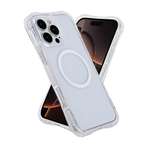eSTUFF INFINITE (GRS) PORTO iPhone 12 Pro - iPhone 16 Pro Clear Magnetic Cover mobiltelefon etui Transparent