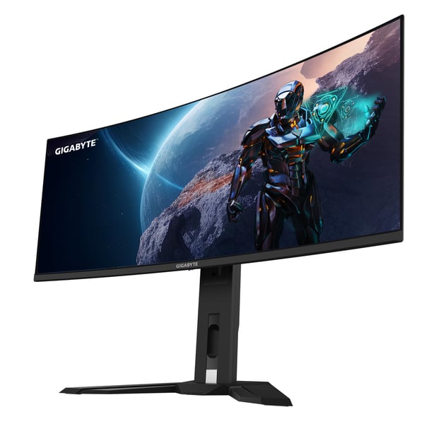 GIGABYTE MO34WQC tietokoneen litteä näyttö 86,4 cm (34") 3440 x 1440 pikseliä Wide Quad HD OLED Musta