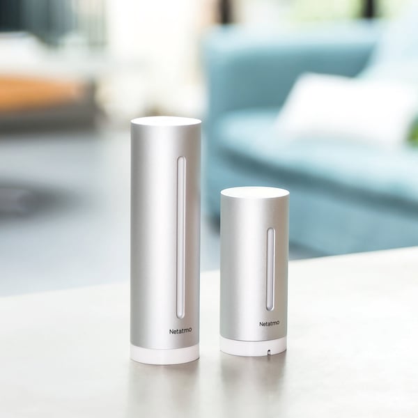 Netatmo NWS01-EC digital väderstation Aluminium Batteri / USB Wi-Fi