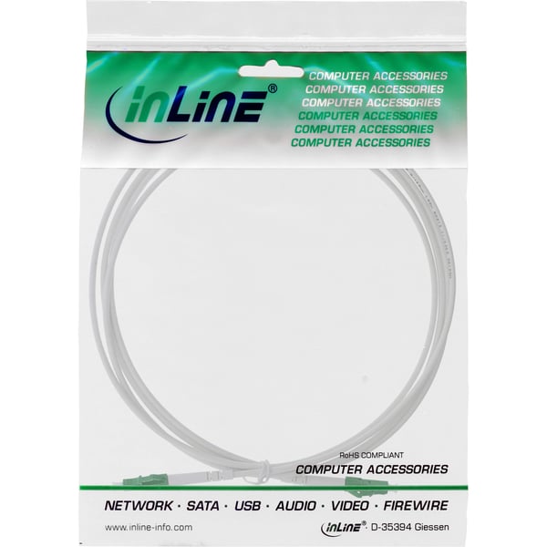 InLine 88240 InfiniBand- ja kuituoptiikkakaapeli 40 m LC Valkoinen