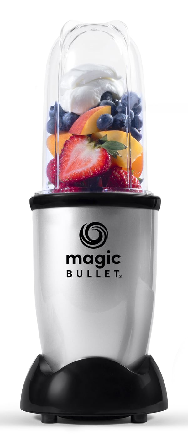 NutriBullet Magic Bullet 0,5 L Pöydällä pidettävä tehosekoitin 200 W Hopea