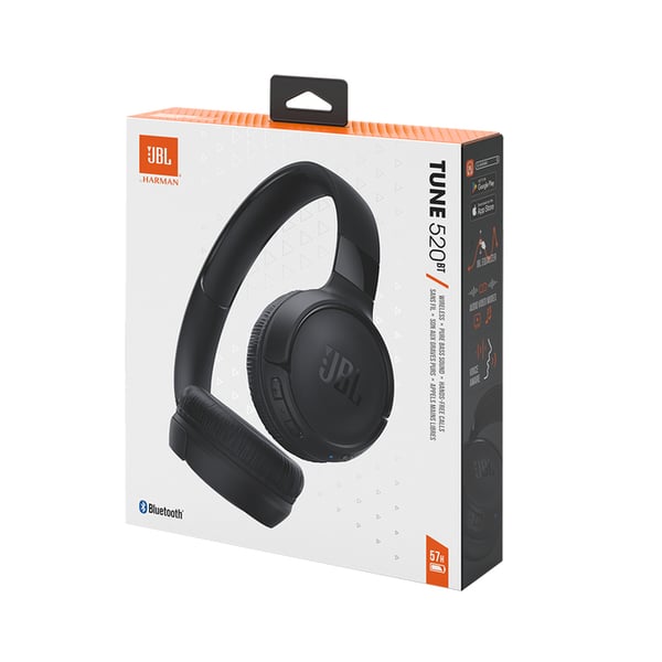JBL Tune 520BT Headset Trådlös Huvudband Samtal/musik USB Type-C Bluetooth Svart