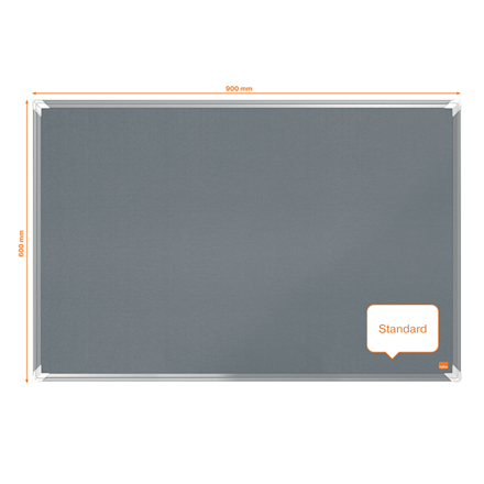 Nobo Premium Plus opslagstavle i filt 900x600mm