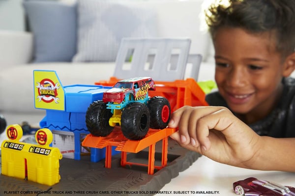 Hot Wheels Monster Trucks Blast Station-legesæt
