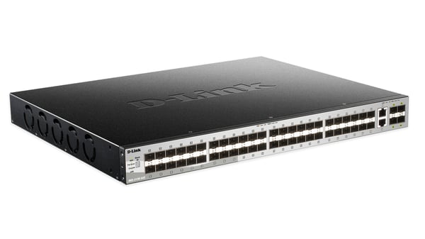 D-Link DGS-3130-54S Hallittu L3 Musta, Harmaa