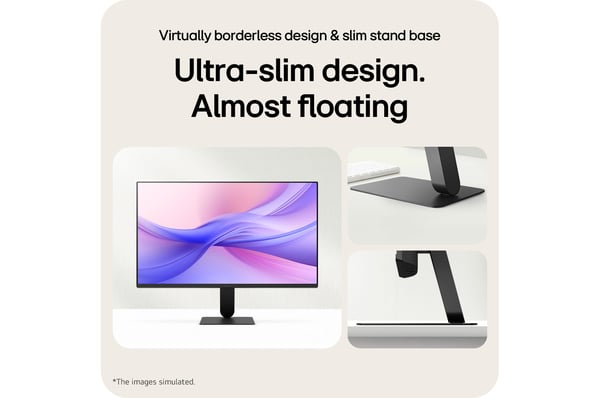 LG 24U411A-B tietokoneen litteä näyttö 60,5 cm (23.8") 1920 x 1080 pikseliä Full HD LED Musta