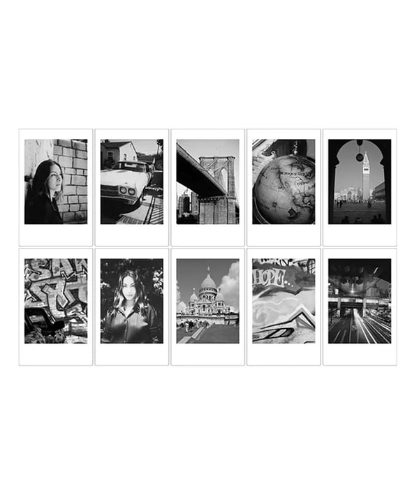 Fujifilm instax MINI Monochrome instant film 10 stk 54 x 86 mm