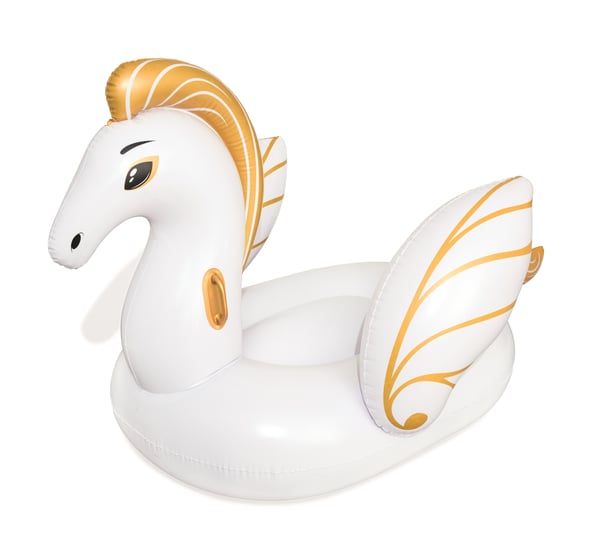 Bestway 41118 pool- och badmadrass Guld, Vit Vinyl Sittbadleksak
