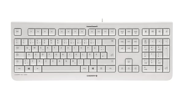 Cherry KC 1000 - Tastatur - Pan Nordisk - Lysegrå