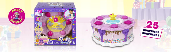 Polly Pocket Birthday Cake Countdown
