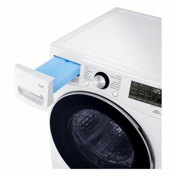 LG RH18U8AVCW tørretumbler Fritstående Front-læsning 18 kg Hvid
