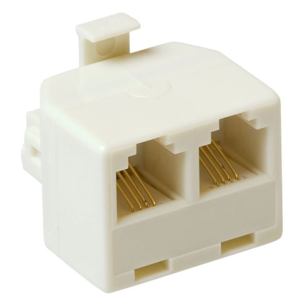 ACT TD1506 kabelomvandlare (hane/hona) RJ-12 2x RJ-12 Vit