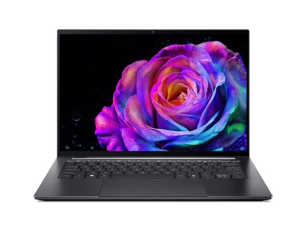 Acer Swift SFX14-73G-975F Intel Core Ultra 9 285H Bärbar dator 36,8 cm (14.5") Pekskärm WQXGA+ 32 GB LPDDR5x-SDRAM 2 TB SSD NVIDIA GeForce RTX 5070 Wi-Fi 6E (802.11ax) Windows 11 Home Grå