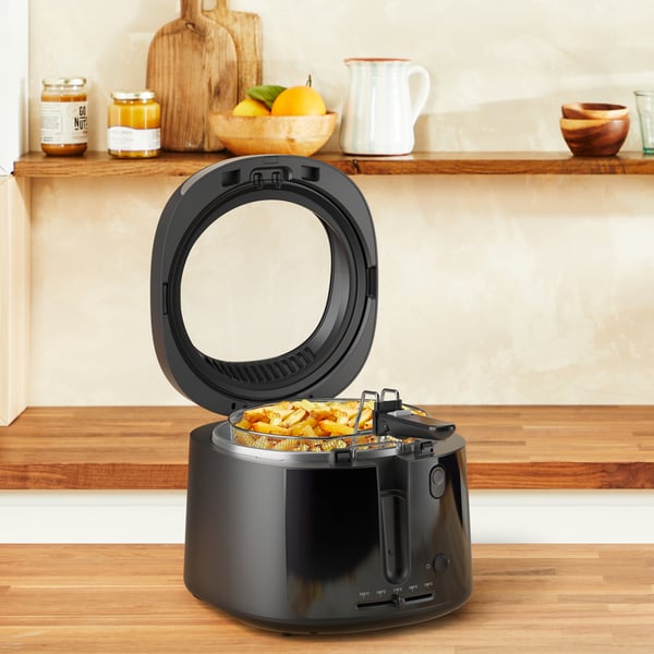 Tefal Vision FF2528E0 rasvakeitin Yksi 2,1 L Erillinen 1900 W Musta