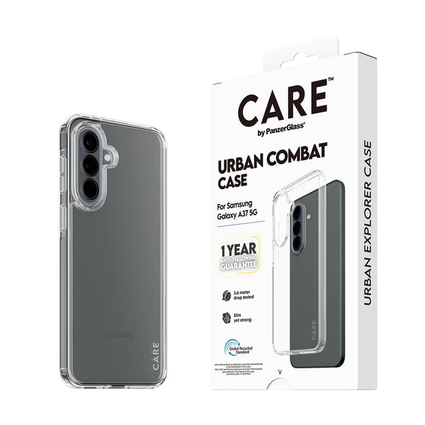 PanzerGlass CARE™ by ® Urban Combat Case Transparent Samsung Galaxy A37 5G