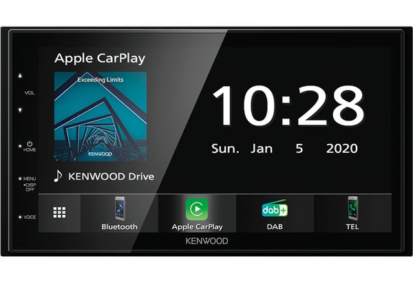 Kenwood Moniceiver DMX5020DABS Svart Bluetooth