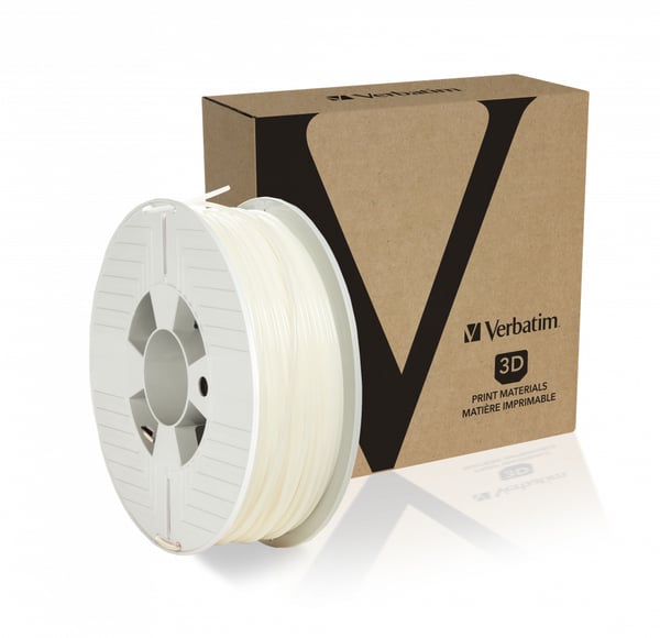 Verbatim 55326 3D print materiale Polymælkesyre (PLA) Hvid 1 kg