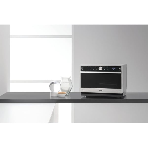 Whirlpool Supreme Chef MWSC 9133 SX Musta, Ruostumaton teräs Yhdistelmämikroaaltouuni Pöytämalli 33 L 1000 W