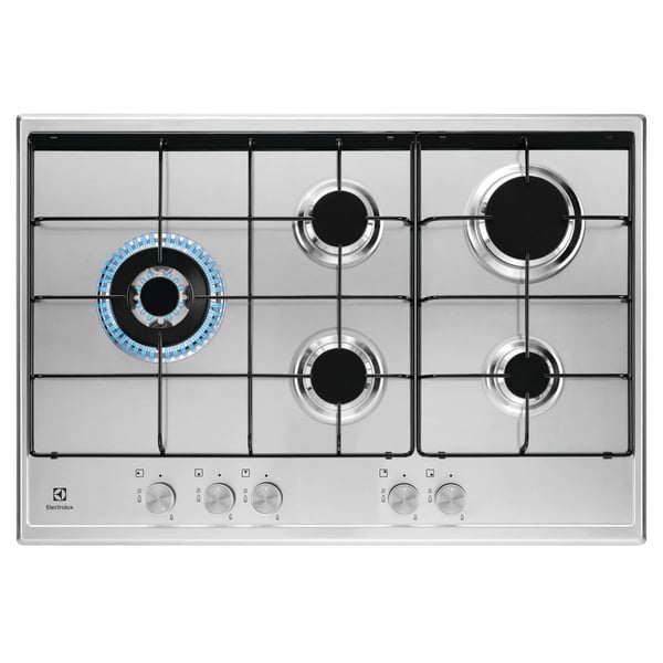 Electrolux KGS7564SX Rostfritt stål Inbyggd 75 cm Gas 5 zone(s)