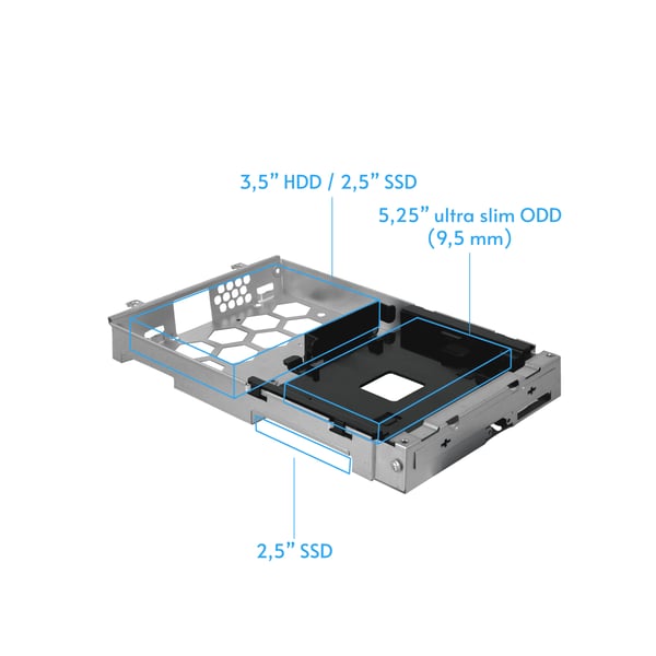 Chieftec BE-10B-300 computeretui Small Form Factor (SFF) Sort 300 W