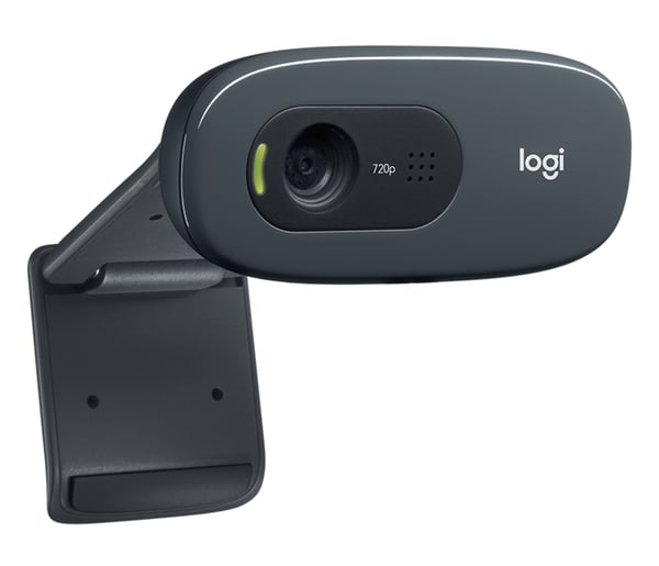 Logitech 960-000584 webcam 3 MP 1280 x 720 pixel USB Grå, Mørkegrå