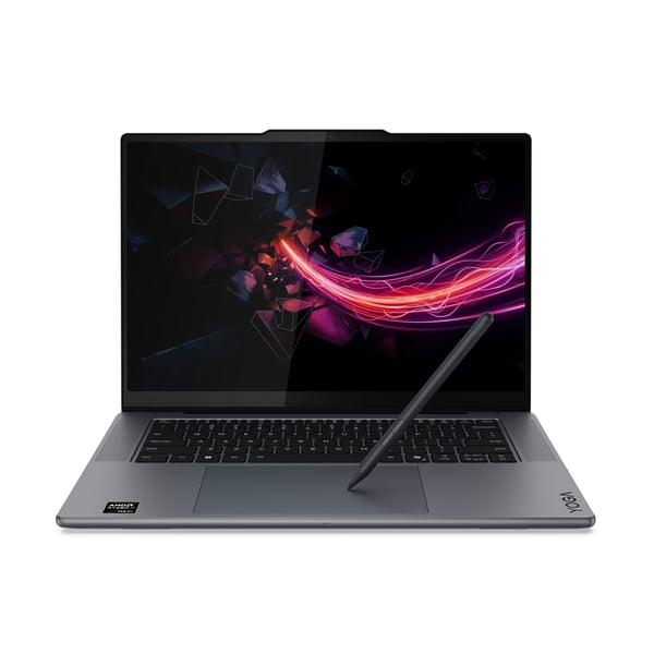 Lenovo Yoga Pro 7 15ASH11 Copilot+ PC AMD Ryzen AI Max+ 388 Laptop 38,9 cm (15.3") Berøringsskærm 2.5K 32 GB LPDDR5x-SDRAM 1 TB SSD Wi-Fi 7 (802.11be) Windows 11 Pro Grå Tysk