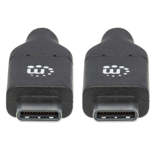 Manhattan 355247 USB-kabel USB 2.0 2 m USB C 0,48 Gbit/sek. Sort