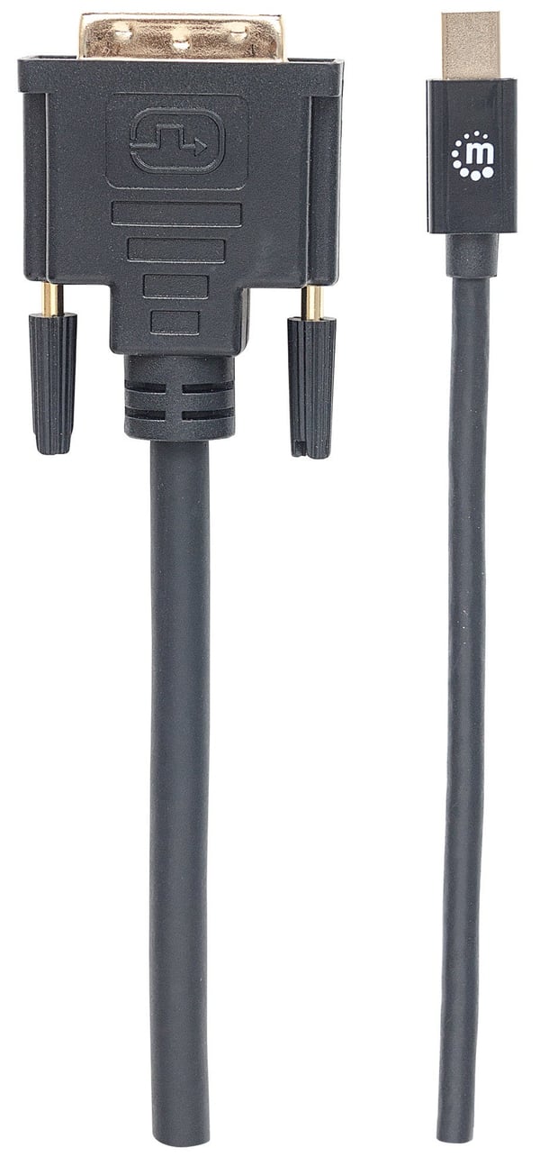Manhattan 152150 videokabeladapter 1,8 m Mini DisplayPort DVI-D Svart
