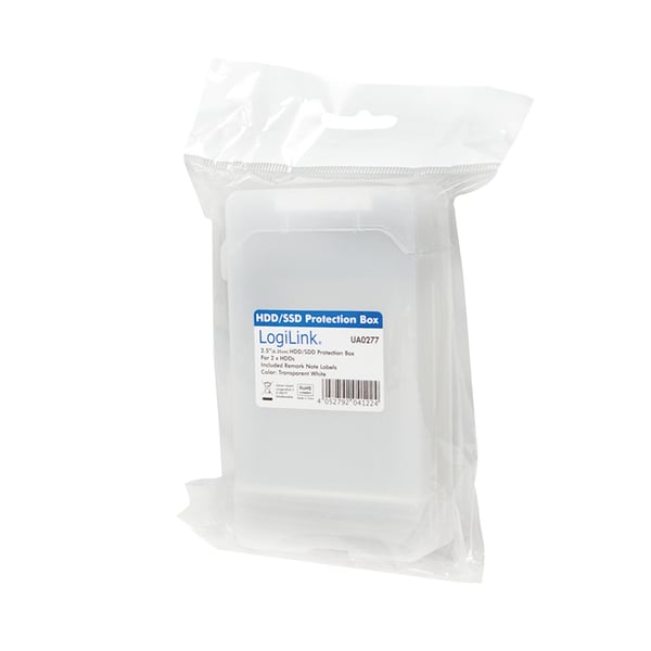 LogiLink UA0277 etui til drev Transparent