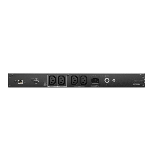 APC SMART-UPS C LI-ON 500VA SHORT DEPTH 230V NETWORK CARD UPS-enhed Interaktivt indgangsstik 0,5 kVA 400 W 4 AC stikkontakt(er)