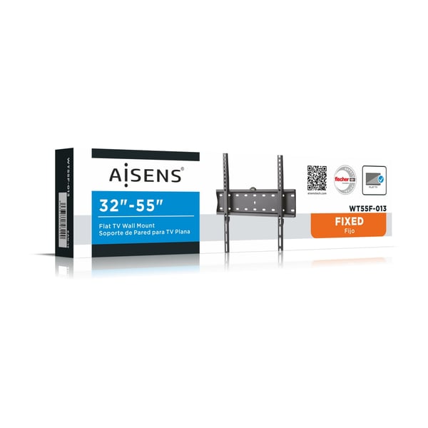 AISENS WT55F-013 TV-kiinnike 139,7 cm (55") Musta