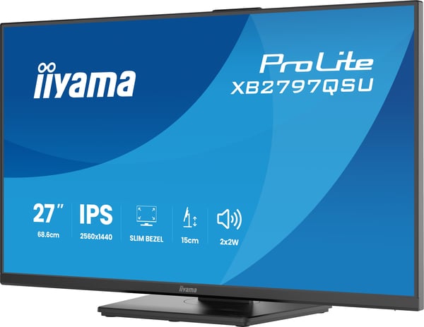iiyama ProLite XB2797QSU-B1 computerskærm 68,6 cm (27") 2560 x 1440 pixel Quad HD LED Sort