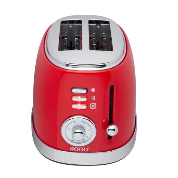 Sogo TOS-SS-5460 brödrostar 6 2 skivor 850 W Röd