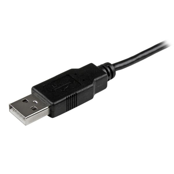 StarTech.com USBAUB15CMBK USB-kabel USB 2.0 0,15 m USB A Micro-USB B 0,48 Gbit/sek. Sort