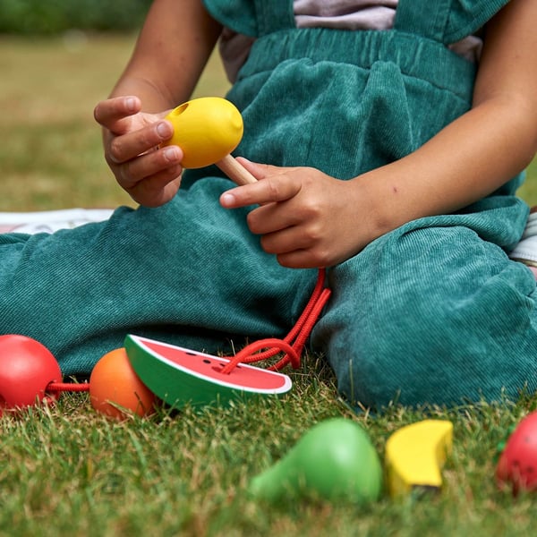 Tickit Wooden Lacing Fruits