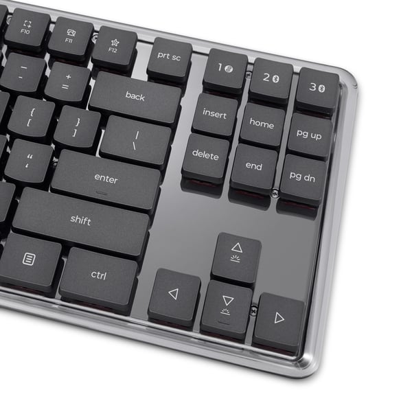 Lenovo 4Y41V37355 tastatur Hjemme/kontor USB + RF Wireless + Bluetooth Tysk Grå