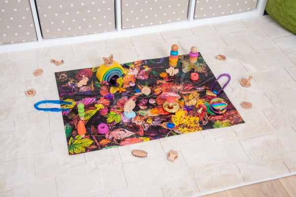 Tickit Autumn Leaves A2 Play Mat Flerfarvet Baby legemåtte