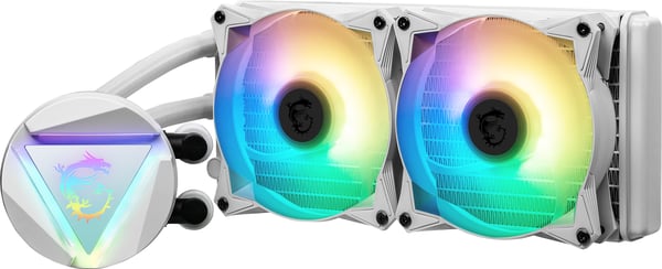 MSI MAG CORELIQUID 240R V2 Computerkabinet Køler 2,5 cm Hvid 1 stk