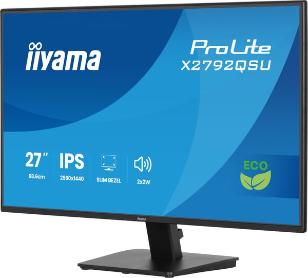 Iiyama ProLite X2792QSU-B1 - LED-skærm - 68,6 cm (27\")